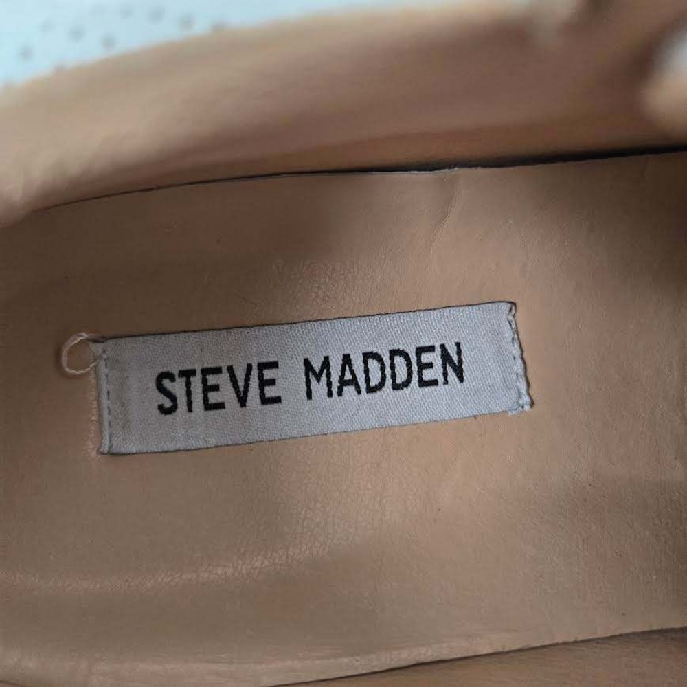 Steve Madden Toliver White Perforated Platform Sneakers Womens 7.5 TLVR01S1 - Picture 7 of 7